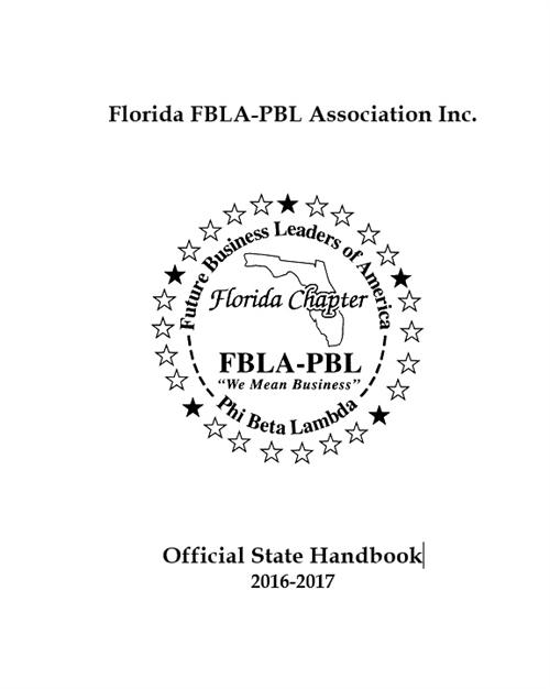 FBLA Handbook 2016-2017 
